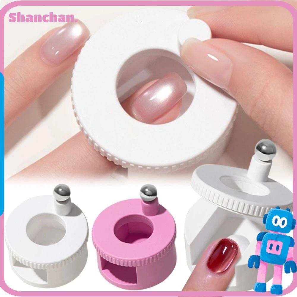 เครื่องแม่เหล็กเล็บแมวหมุนอัตโนมัติ DIY สร้างเอฟเฟกต์ตาแมว แก้วลูกปัดแสงกว้าง แรงแม่เหล็กสม่ำเสมอ สำหรับเจลทาเล็บ มัลติฟังก์ชัน แข็งแกร่ง