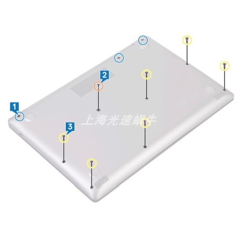 Dell Dell Dell Inspiron Inspiron 3593 D Shell Screw สกรูยึดเปลือกด้านล่าง สกรูโน๊ตบุ๊ค
