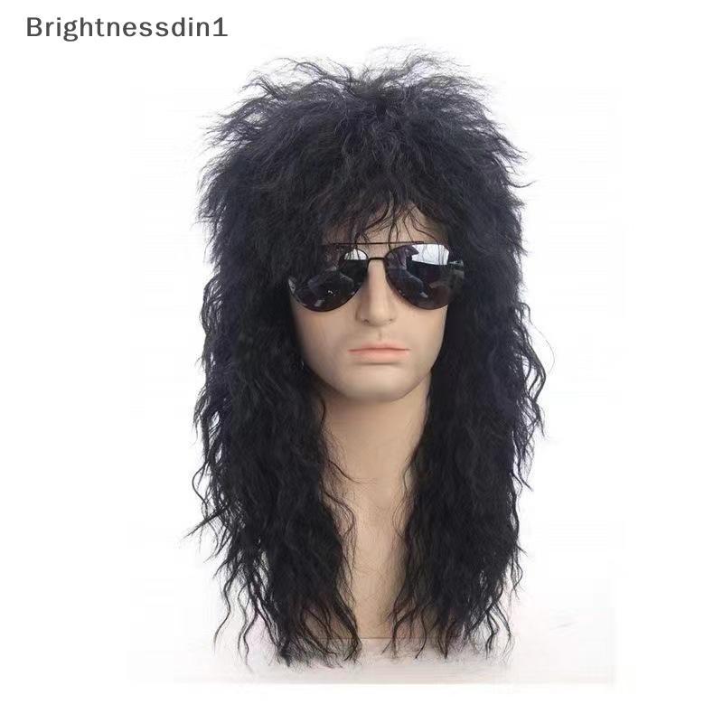 [Mullet Wig] วิกผมมัลเล็ตผมหยิก สังเคราะห์ สำหรับชาย ใช้งานได้ทั้งงานปาร์ตี้และคอสเพลย์ Halloween แล