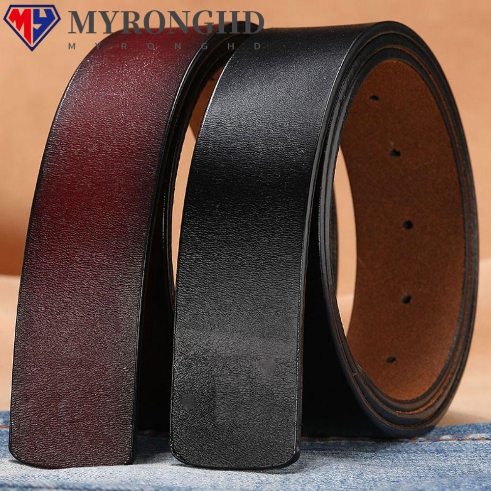 เข็มขัดหนังแท้แบบ casual พร้อมรูสำหรับปรับไซส์ ขนาด 3.3 และ 3.8 ซม.