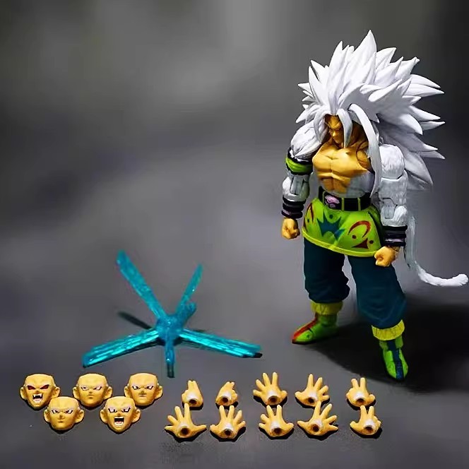 Black Hole Model Dragon Ball Super 5 Goku Super 5 White-haired Goku Action Figure