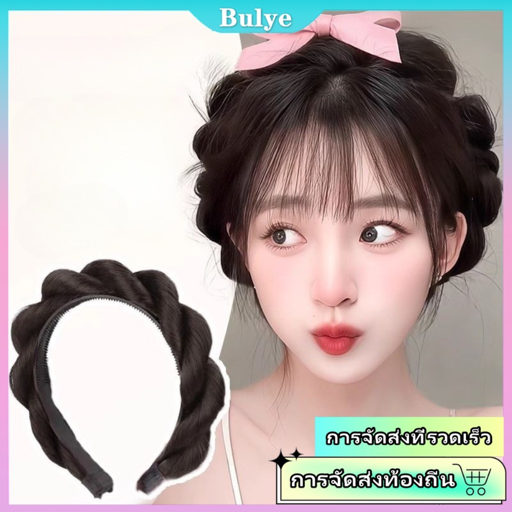 (จัดส่งในพื้นที่) ที่คาดผมผมเปียฝรั่งเศสสําหรับมงกุฎเรืองแสง Easy Vintage Updo