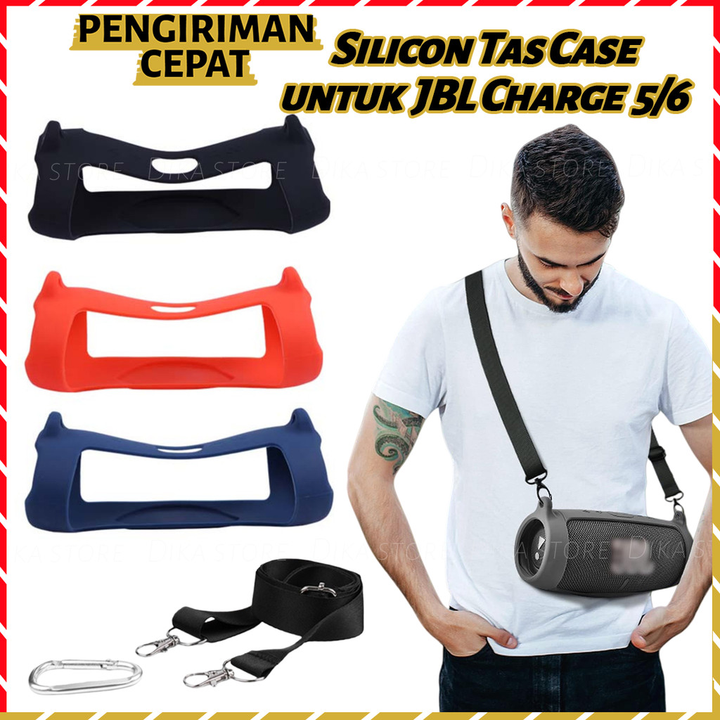 JBL Charge 5 6 Silicon Case ลําโพง JBL Bluetooth Case ฝาครอบป้องกันพร้อมสายสะพายไหล่