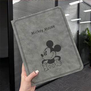 🔥24ชั่วโมงจัดส่ง🔥เคสiPad Air7/6 13 Pro13 2024 Gen11 Gen8/9 Air5 mini7 รุ่นตัวละครน่ารัก ผิวสีเทา ป้องกันแรงกระแทกดี