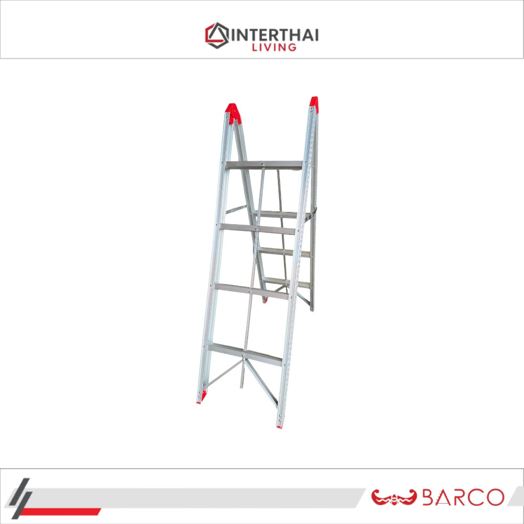 BARCO บันไดอลูมิเนียมพับรวบ 4 ขั้น