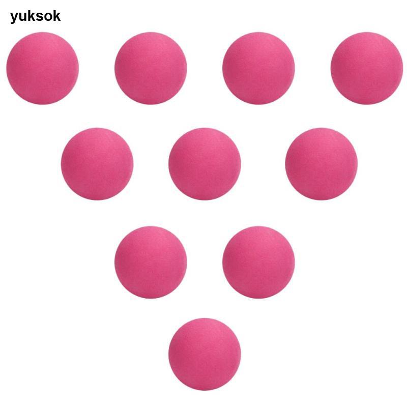 Yuksok ลูกบอลฝึก EVA 10 ชิ้น/แพค เหมาะสำหรับเทนนิสและกอล์ฟภายในอาคาร หลากหลายสี — صورة 8