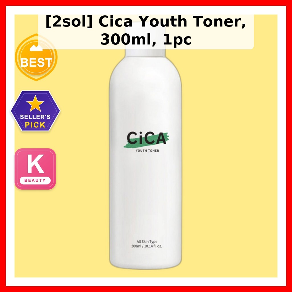 [2sol] Cica Youth Toner, 300ml, 1pc / Korean Cica Toner / Daily Use / ของแท้ 100% โดย betterShop