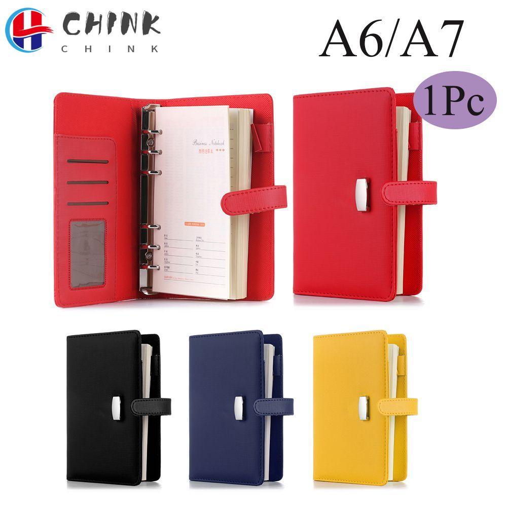 Chink สมุดโน้ตบุ๊ก A6 A7 แบบรีฟิล สันห่วงหลวม