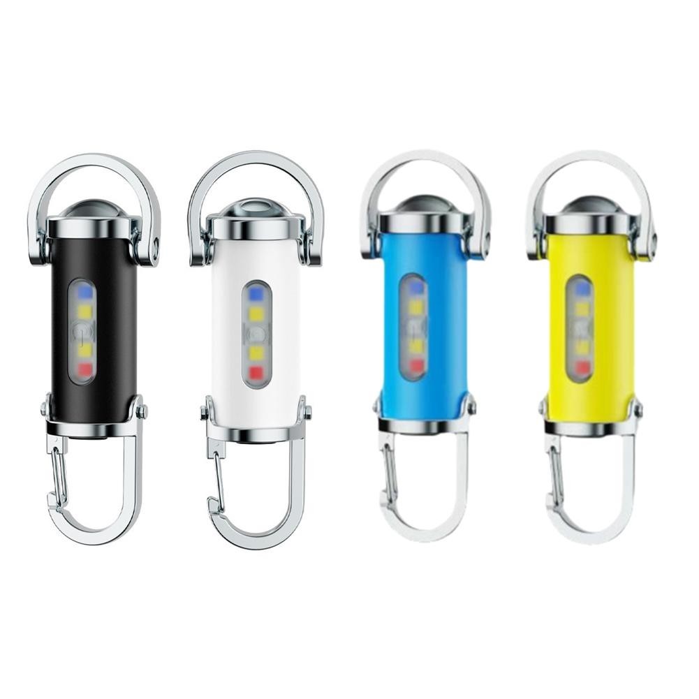 ไฟฉายพวงกุญแจ Led ซังขนาดเล็ก 7 โหมดมัลติฟังก์ชั่นแบบชาร์จไฟได้พวงกุญแจ G2