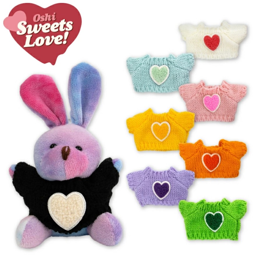 [พร้อมส่งในไทย] Oshi Sweet LOVE Sweater เสื้อสเวตเตอร์สำหรับตุ๊กตา ชุดตุ๊กตา ของแท้ 100% จากญี่ปุ่น