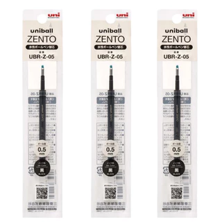 ZENTO uniball Refills Ballpoint Pen , Set of 3 , Mitsubishi Uni Made in Japan Original