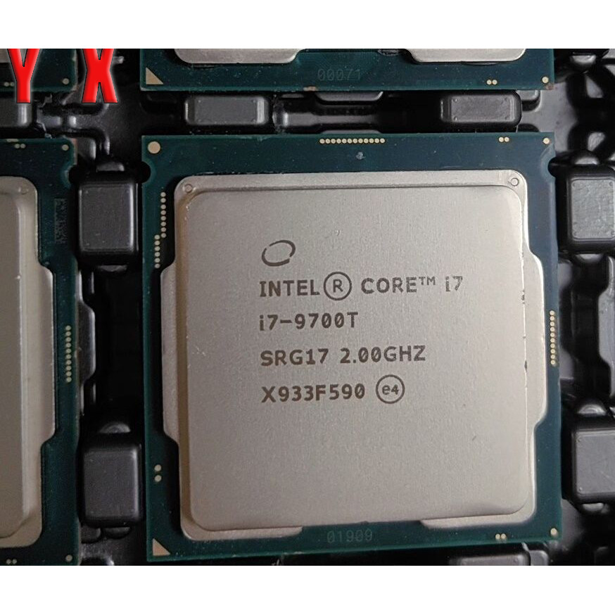 ใช้ 9Th GenCore i7-9700T LGA 1151 CPU โปรเซสเซอร์แปดแกน 2GHz 35W อัพเกรดเกม CPU คอมพิวเตอร์เดสก์ท็อป