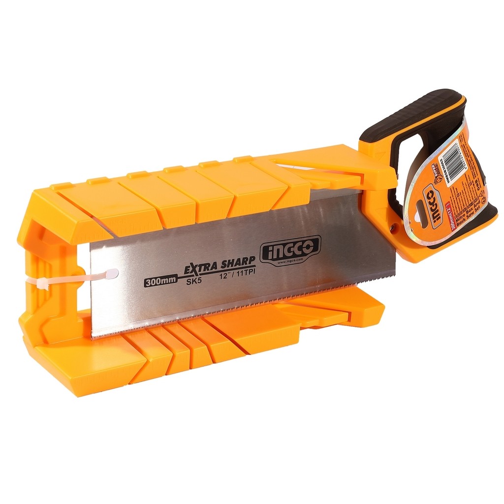 INGCO เลื่อยปังตอพร้องรางบังคับองศา รุ่น HMBSB30062 ขนาด 300 มม. วัสดุเหล็ก SK5 คุณภาพสูง แข็งแรงและคมทน (อิงโก้)