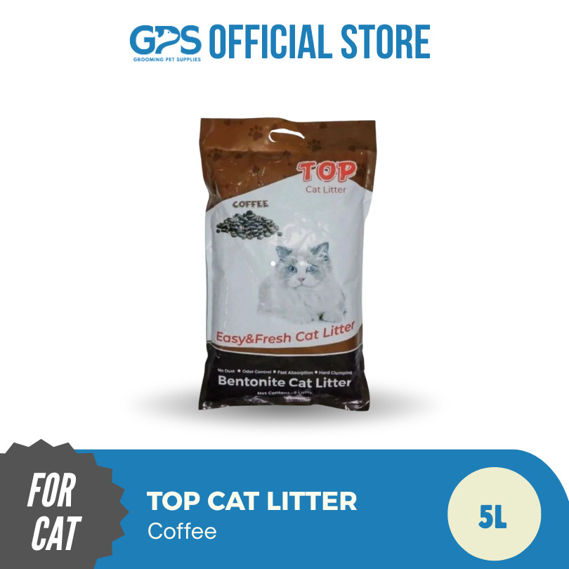 TOP CAT LITTER COFFEE 5L JAKPUS CAT SAND