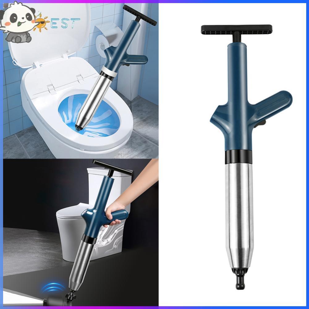 COD Toilet Plunger สแตนเลสที่มีประสิทธิภาพ Air Plunger ห้องน้ํา Unclogger เครื่องมือประปาสําหรับห้อง