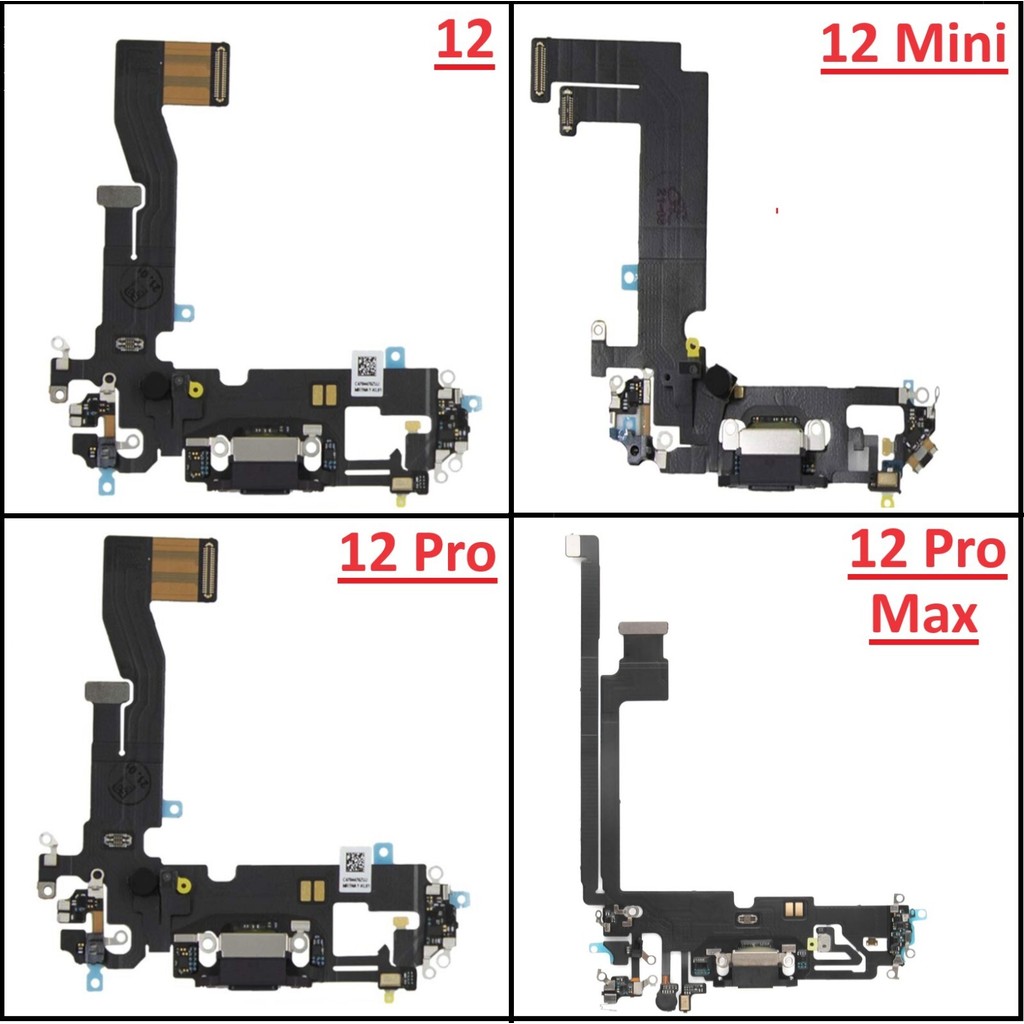 สําหรับ iPhone 12 Pro Max Mini ชาร์จพอร์ต Dock Connector เปลี่ยนไมโครโฟน
