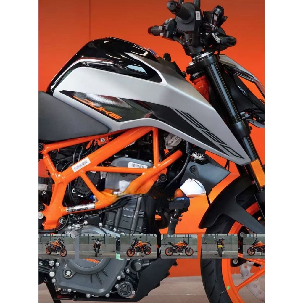 KTM stickers, waterproof decals for the side shell of the Duke 390 motorcycle