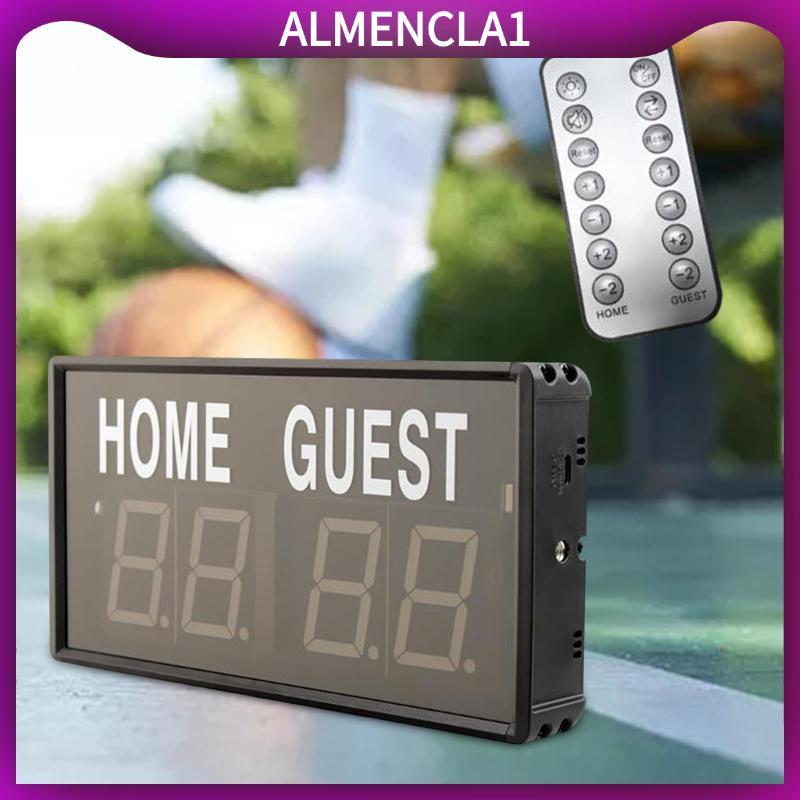[Almencla1] Digital Scoreboard Score Counter Mini Electronic ScoreboardแบบพกพาScore Boardสําหรับเกมบ