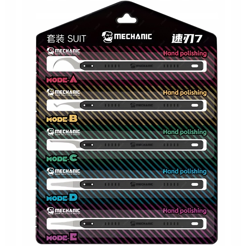 ชุดใบมีดอเนกประสงค์ MECHANIC-EDGE 7 สำหรับงานซ่อมแซม ลอกกาว/ตัด/งัดเมนบอร์ด