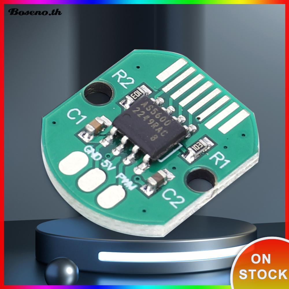 AS5600 Magnetic Rotary Encoder ความแม่นยําสูง 12 บิตเซ็นเซอร์ตําแหน่งแม่เหล็ก Encoder อินเทอร์เฟซ PW