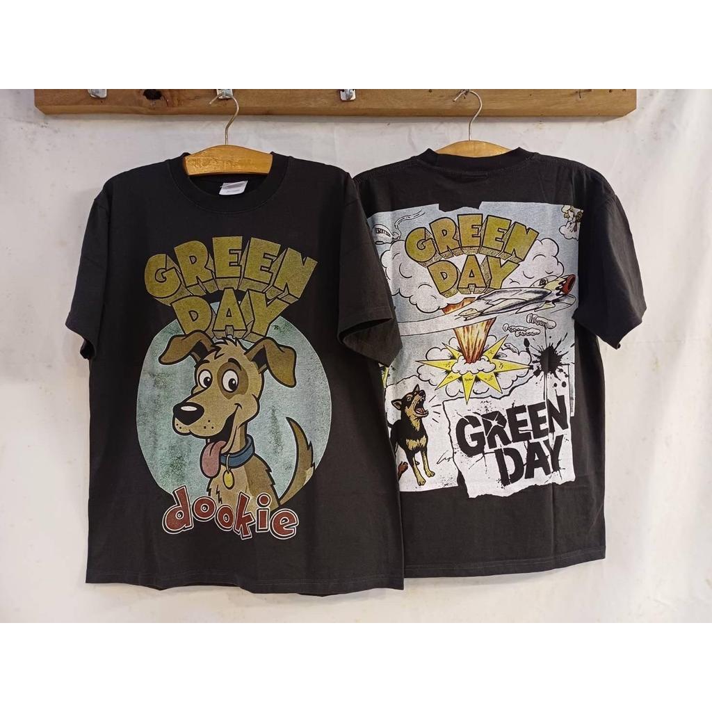 เสื้อลาย กรีนเดย์น้องหมา Green Day Dookie Rock Tee