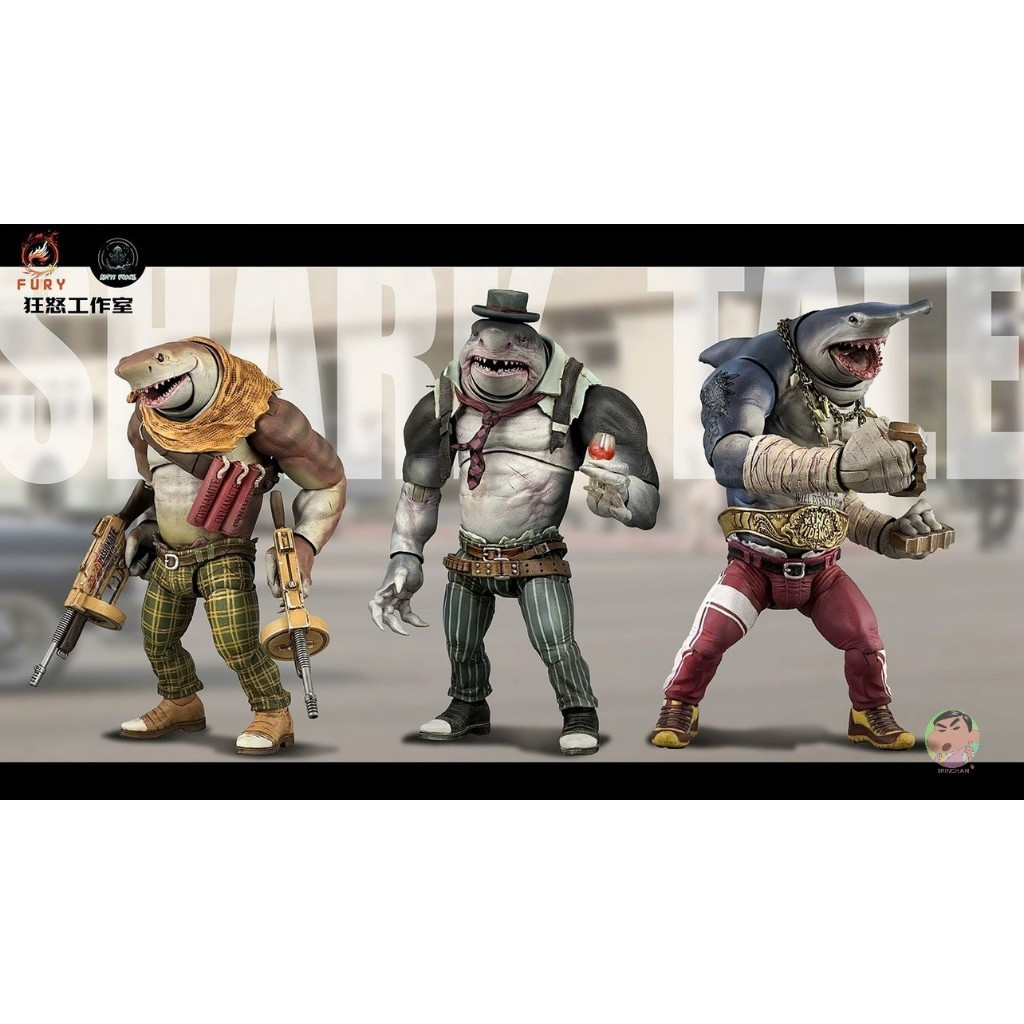 (🔵PRE-ORDER)Fury Toys Abyssal Power Shark Tale Wave 1 Action Figure