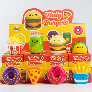 COD Squishy กล่องสุ่ม 12 ชิ้น ของเล่นบีบคลายเครียด ลายน่ารัก Sugar Squishy ตกแต่งโต๊ะ พร้อมส่ง