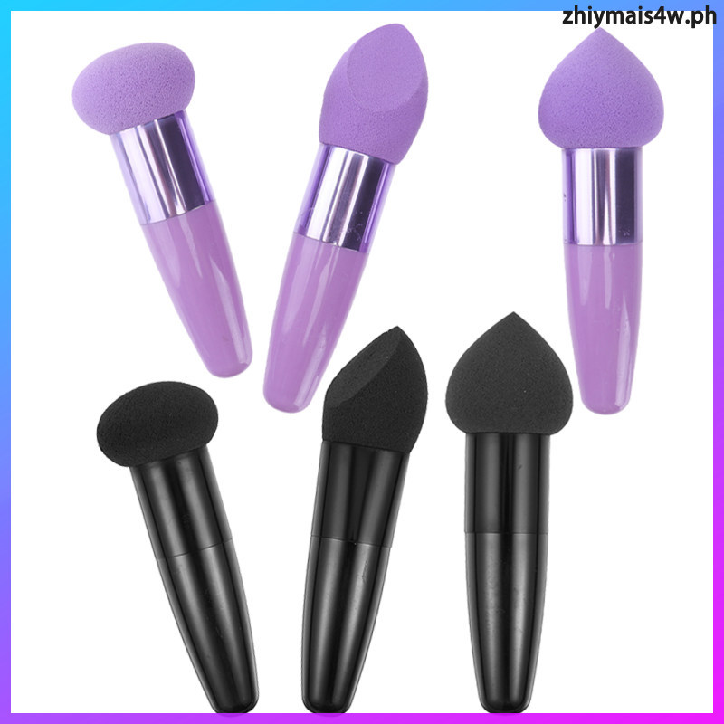 6 ชิ้นชุดปากกาแต่งหน้า Latex ฟองน้ําแต่งหน้าพร้อมที่จับคละสีสําหรับ Foundation และคอนซีลเลอร์ zhiyma