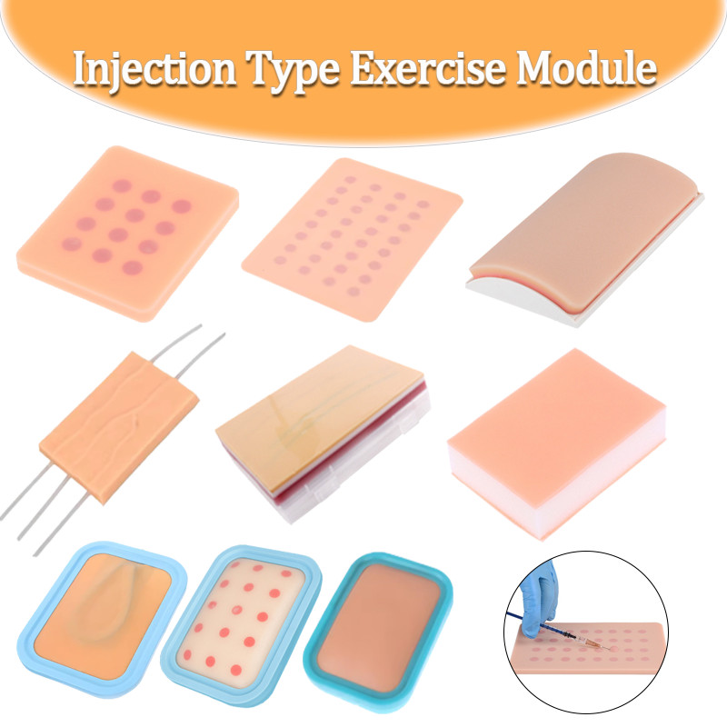 Skin Venidilling Injection Training Silicone Pad Model Skin Test Venous Blood Drawing Practice Model