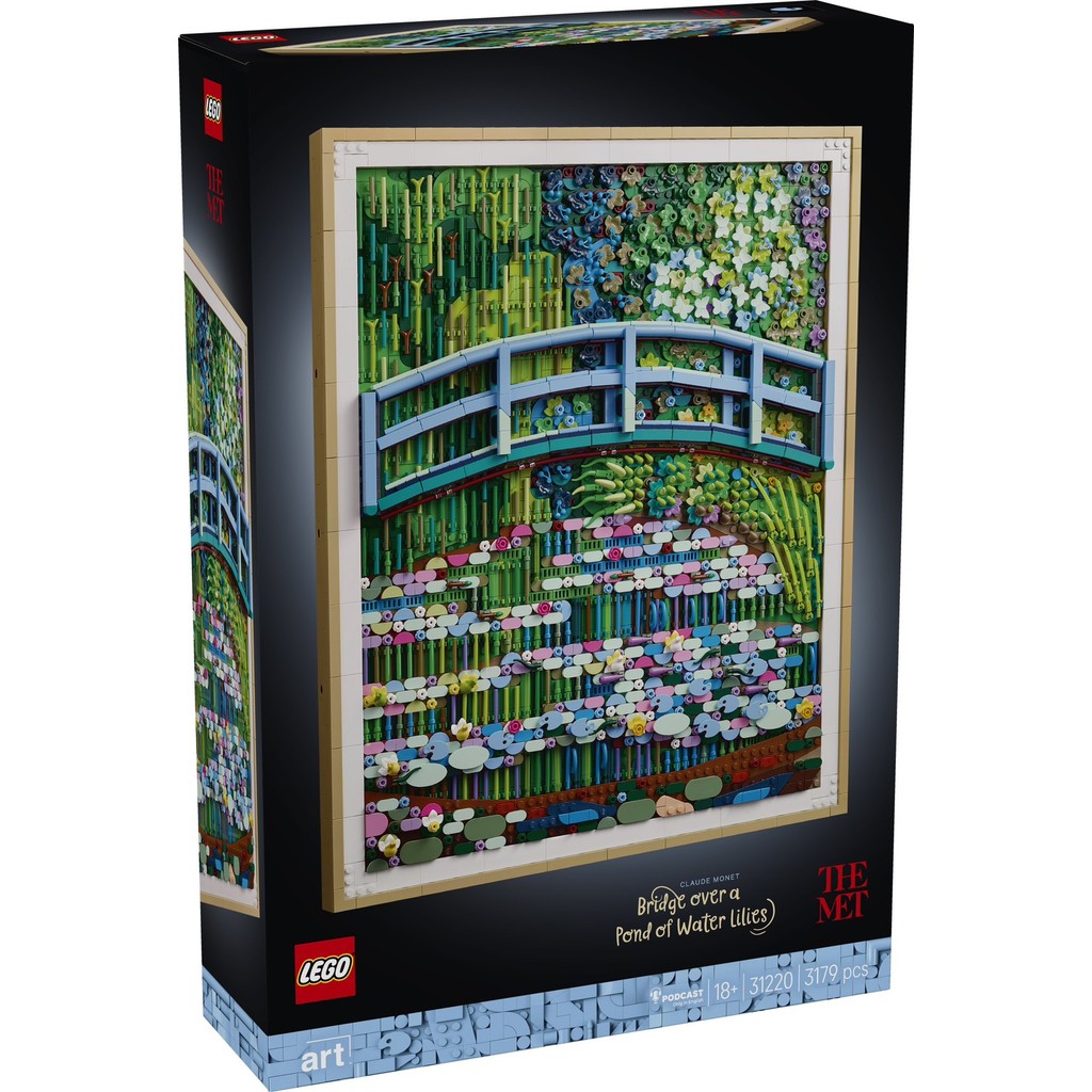 Lego Art 31220 Claude Monet – Bridge over a Pond of Water Lilies ของแท้ 100%  กล่องสวย สินค้าใหม่