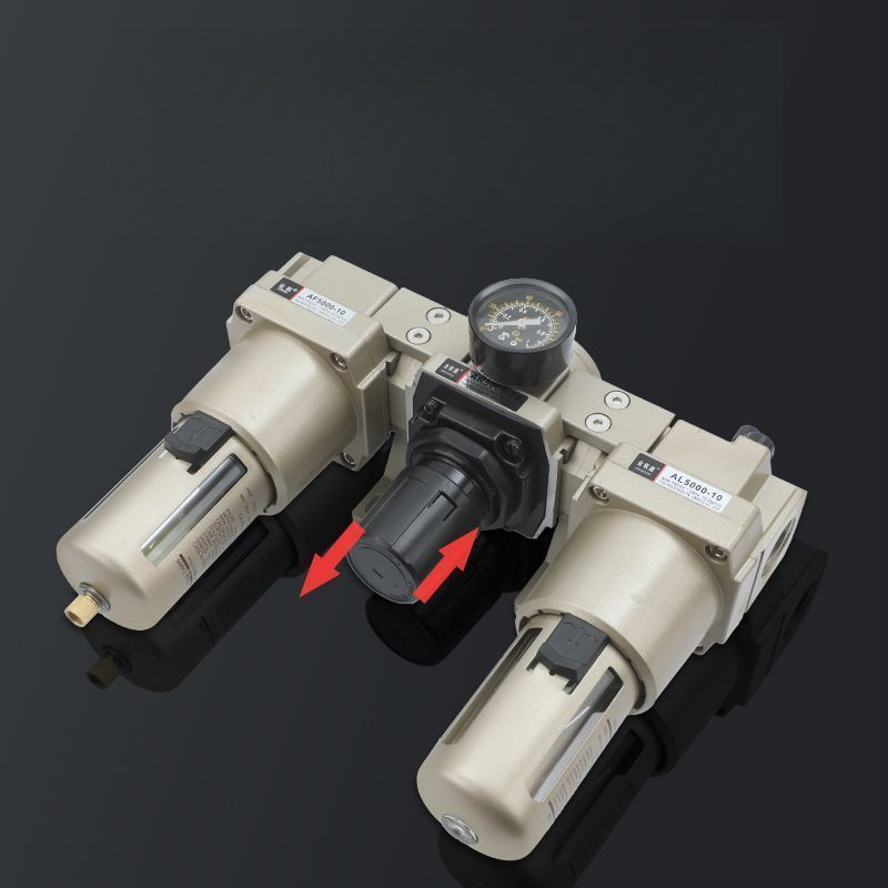 ☽ ☾ ตัวกรองลม 3 ชิ้นส่วน｜ควบคุมความดัน｜แยกน้ำมัน｜รุ่น AC2000-02 AC4000-04｜อุปกรณ์ลมอุตสาหกรรม