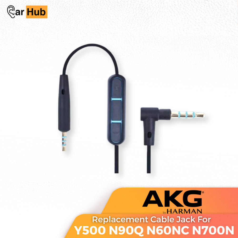 สายเคเบิล Aux Jack ไมโครโฟน หูฟังเสียง Akg Y500 N90Q N60NC N700N