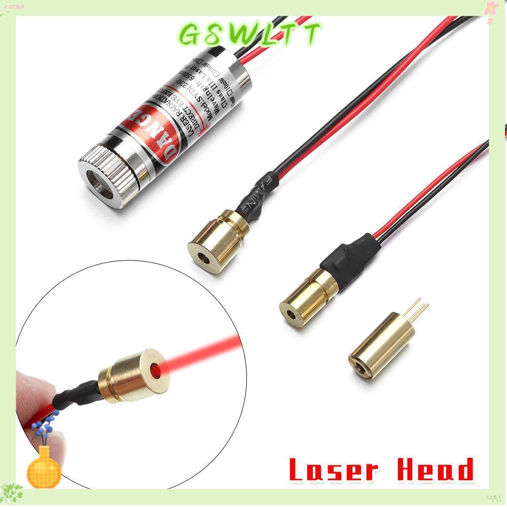 GSWLTT Cross Laser 4 รูปแบบ 650nm 5mW อุตสาหกรรม Class โมดูลหัวเลเซอร์