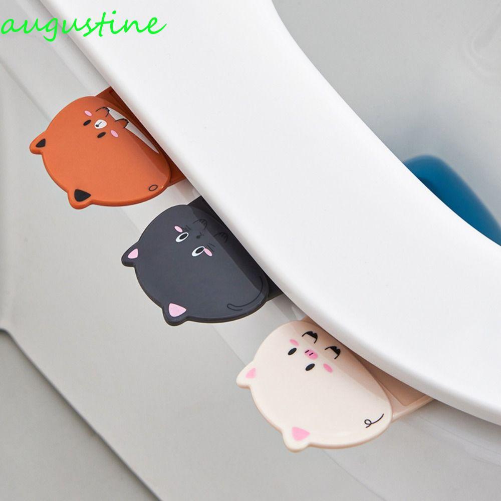 AUGUSTINE ที่ยกที่นั่งชักโครกห้องน้ํา 2 ชิ้นอุปกรณ์ยกบ้านเดินทางแบบพกพา