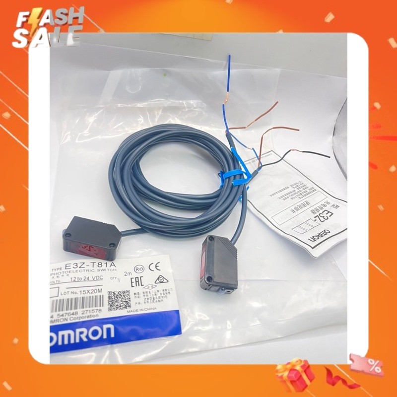 ส่งเร็ว! E3Z-T61A E3Z-T81A Photoelectric sensor ตัวรับ-ตัวส่ง ส่งของทุกวัน