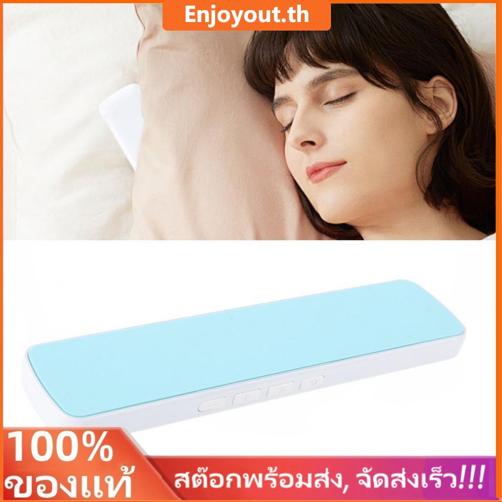 ใต้หมอนลำโพง Bone Conduction Bluetooth 400mAh แบตเตอรี่แบบชาร์จไฟได้รูปทรงแบนสำหรับการเดินทาง