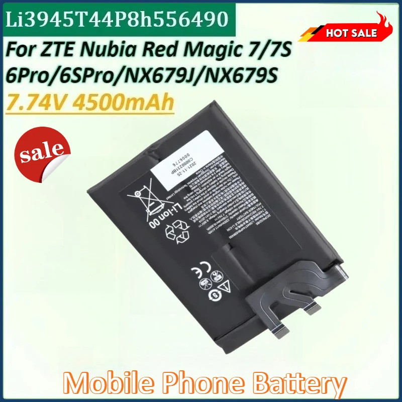 ใหม่ Li3945T44P8h556490 NX679J NX669J-P 7.74V 4500mAh แบตเตอรี่โทรศัพท์มือถือสําหรับ ZTE Nubia Red M