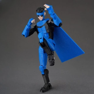 Omni Man Invincible Action Figure 3D พิมพ์ Lucky 13 Mark Multi-Jointed Stickman Dummy 13 ของเล่น