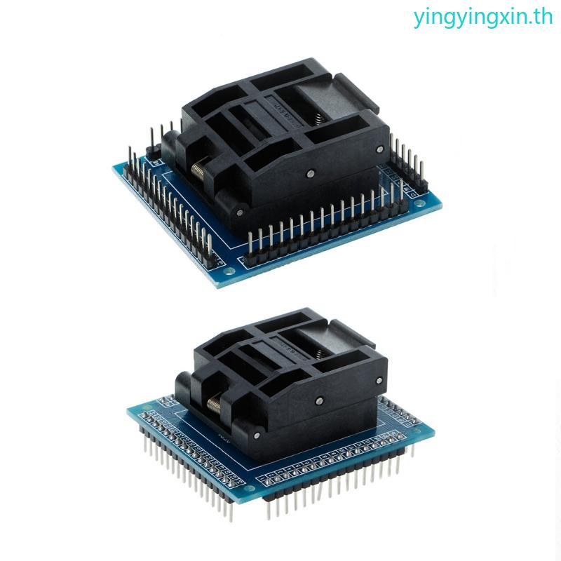 YIN Test Socket การเขียนโปรแกรมอะแดปเตอร์แปลงสําหรับ 0 5m QFP64 TQFP64 LQFP64 IC