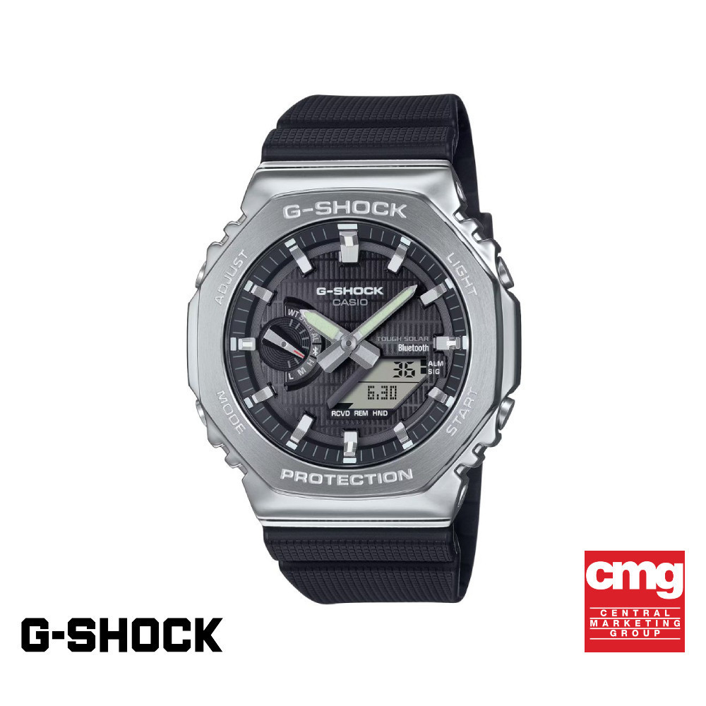 CASIO นาฬิกาข้อมือผู้ชาย รุ่น GBM-2100-1ADR สายเรซิน สีดำ