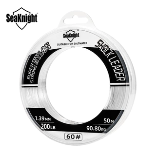SeaKnight ไนลอน Shock Leader สายโมโนฟิลเมนท์ซิงคิง สำหรับตกปลาทะเล ขนาด 50 ม. และ 100 ม. สtrength 25-200LB