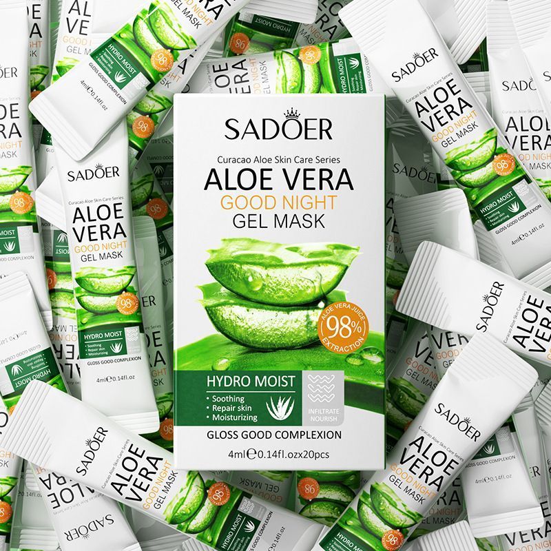 New Product#Aloe Vera Overnight Sleeping Mask, No-Rinse Sleep Mask, Hydrating, Acne Scar Removal, Re