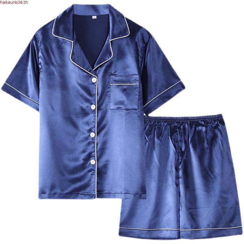 ชุดนอน ชุดนอนซาตินหญิง แขนสั้น+ขายาว พรีเมียม ยี่ห้อ Vana Sleepwear