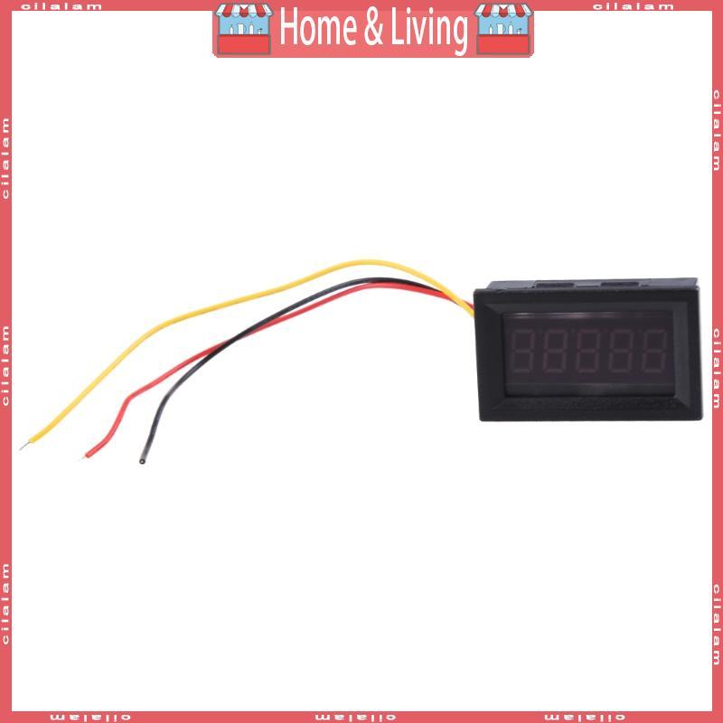 CI DC 0 0000-3 0000A แอมป์มิเตอร์จอแสดงผลดิจิตอล mA แอมป์มิเตอร์ดิจิตอล 0 36 นิ้วสีแดง L