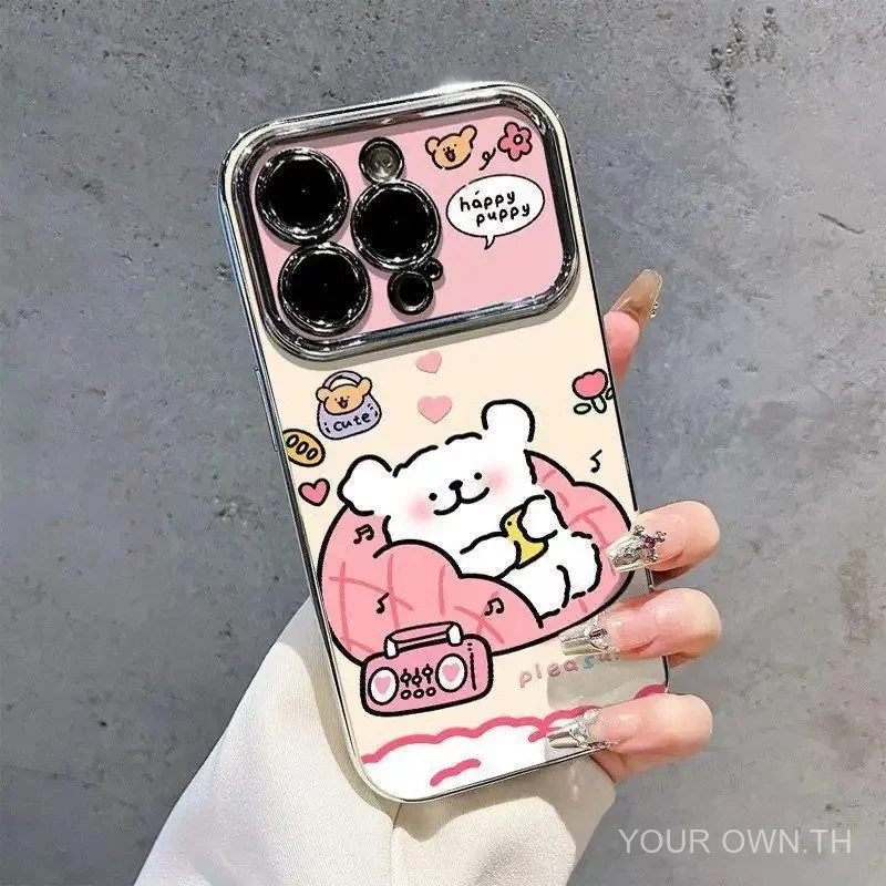 เคสโทรศัพท์ Electroplating สำหรับ iPhone 17/16/11/12/15/13/14/13PRO/16PRO/11PROMAX/13PROMAX/16PLUS/15PLUS thumbnail 9