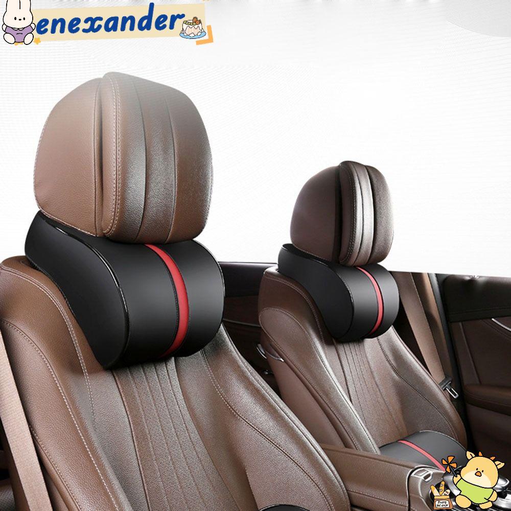 EXER หมอนรองคอ Soft Auto Cushion Memory Foam หนัง PU คอสนับสนุนแผ่นเอว