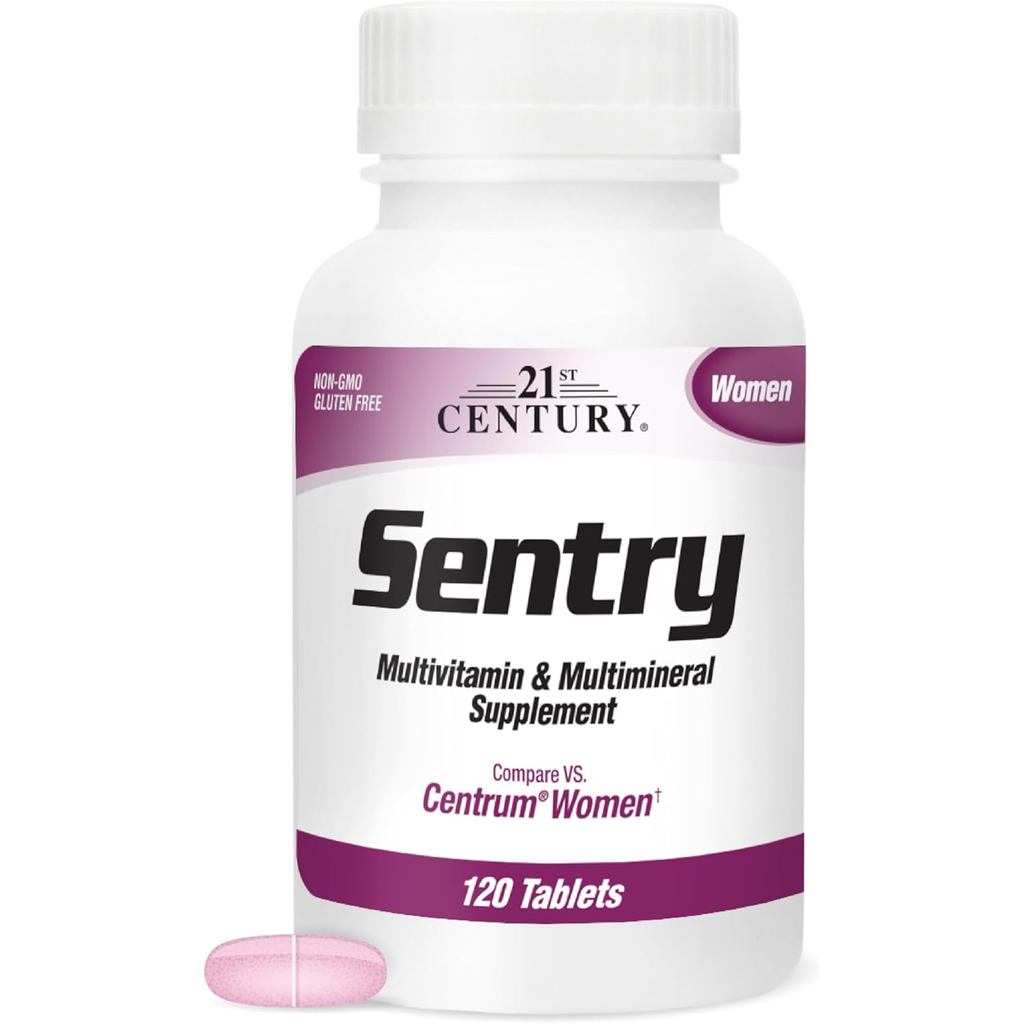 21st Century Sentry Women Multivitamin Tablets, 120 Count