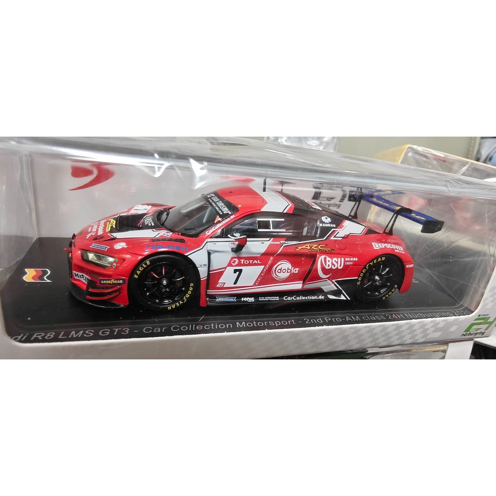 [现货]Audi R8 LMS GT3-Car Collection Motorsport- 2nd Pro-AM class 24H Nurburgring 2020