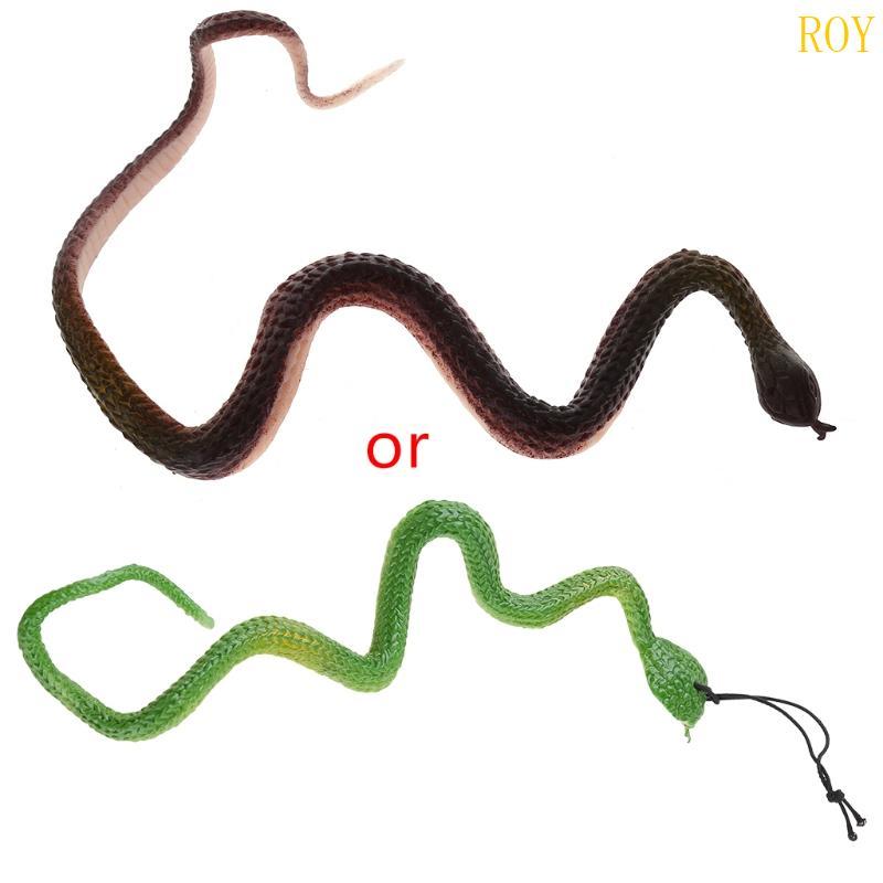 ROY แปลกเคล็ดลับของเล่นจําลองงู Whimsy ยางงูขนาดเล็ก