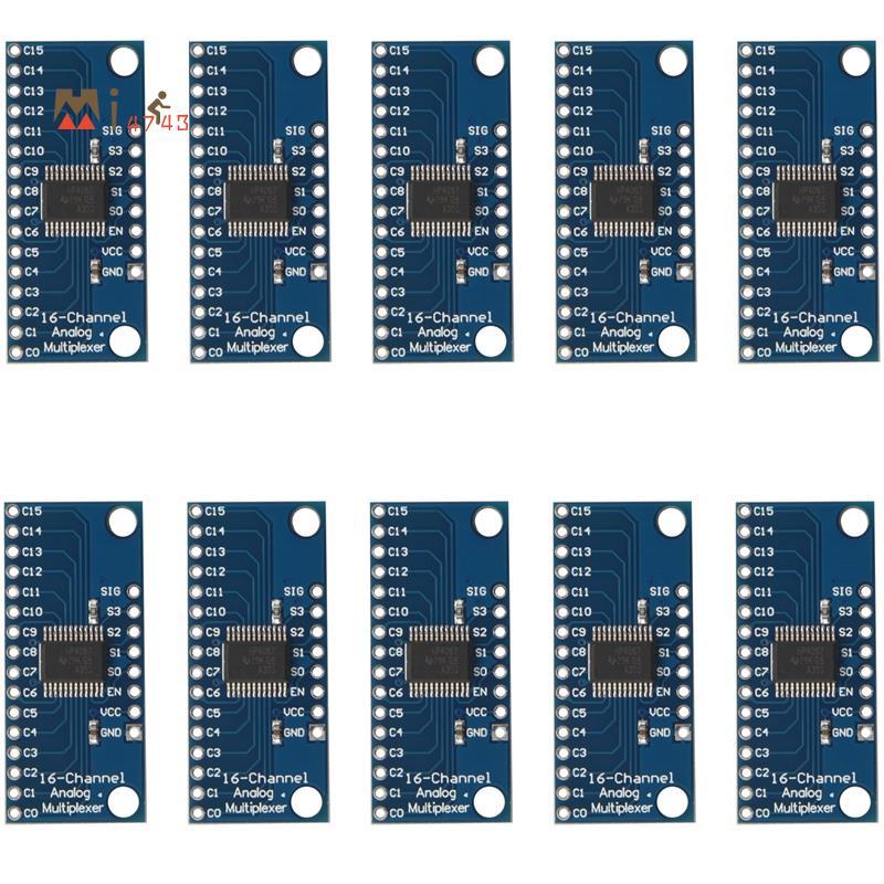Mi474310Pcs 16CH Analogue Multiplexer โมดูล 74HC4067 CD74HC4067 โมดูลที่แม่นยําดิจิตอล Multiplexer M